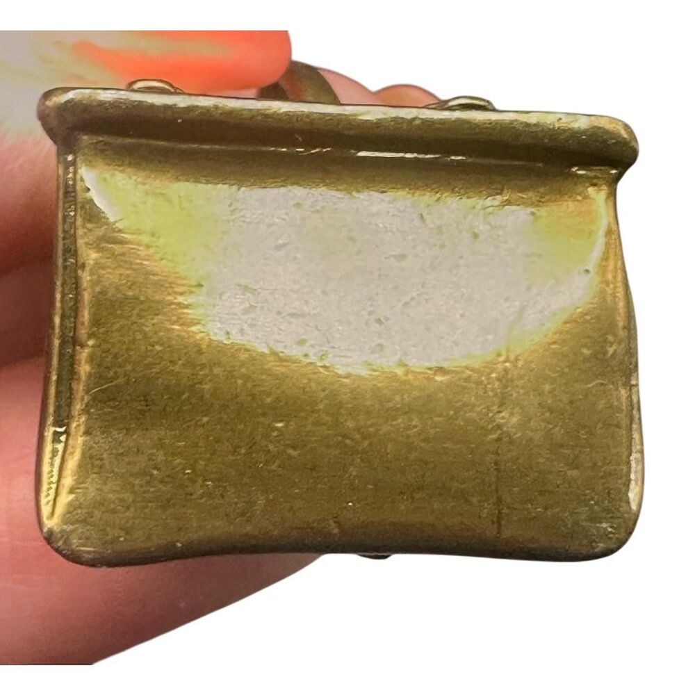 Coach Daypack Icon Vintage Brass Key Chain Key Charm - Picture 6 of 10